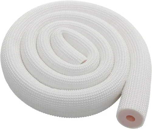 Vista 14 de Tubo de aislamiento para tuberías, BESUNTEK de 6 pies de longitud con preservación del calor, tubo de espuma aislado con agarre de soporte
