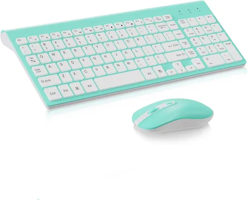 Vista 9 de cimetech EasyTyping KF10 - Combo de teclado y mouse inalámbricos, teclas de interruptor de tijera silenciosas, teclas que ahorran mano de obra
