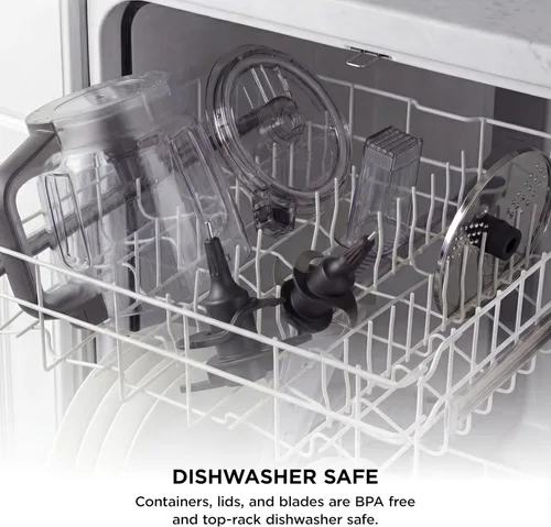 Vista 10 de Ninja Procesador de alimentos Professional Plus, 1000PW, 9 tazas, gris