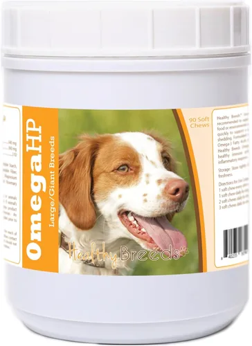Vista 132 de Healthy Breeds Affenpinscher Omega HP - Masticables suaves para piel y pelaje, 60