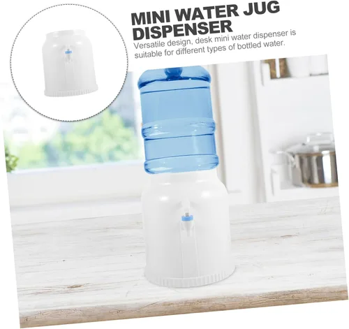 Vista 6 de ORFOFE Dispensador de agua versátil para escritorio, soporte para jarra de agua para oficina, enfriador portátil, soporte dispensador de botellas