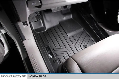 Vista 2 de MAXLINER Alfombrillas de Piso Juego de Revestimiento de 3 Filas para Honda Pilot 2009-2015
