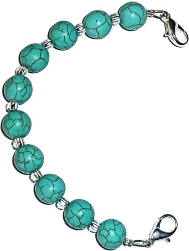 Vista 2 de Hidden Hollow Beads Pulsera de repuesto intercambiable con cuentas de 6.5 o 5.5 pulgadas para mujer, identificación vital