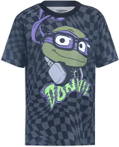 Vista 3 de Nickelodeon Ninja Turtles - Paquete de 4 camisetas para niños pequeños, multicolor