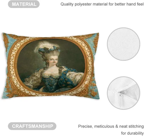 Vista 4 de Funda de almohada cuadrada y acogedora para decoración del hogar, para sala de estar, sofá, coche, 12 x 20 pulgadas