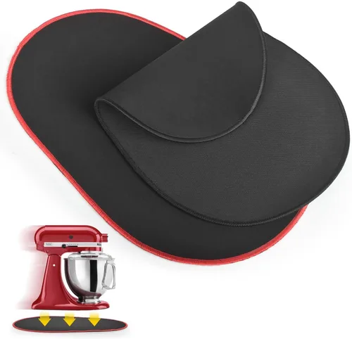 Vista 8 de Paquete de 2 alfombrillas deslizantes para batidora, batidora, compatible con batidora de pie Kitchenaid de 4.5 a 5 cuartos de galón, AirFryer
