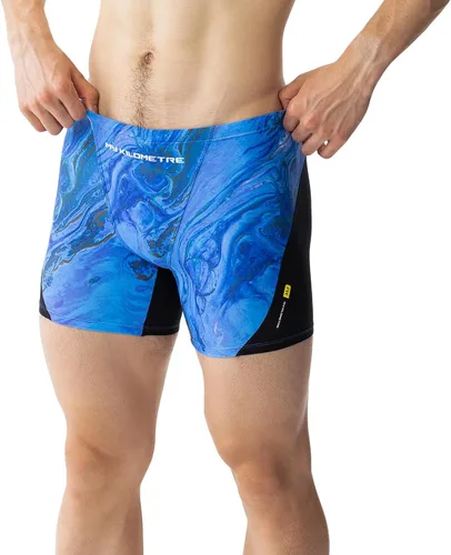 Vista 8 de Men's Square Leg Swimsuits Briefs Quick Dry Durable Athletic Swim Jammers for Training Swimming Negro