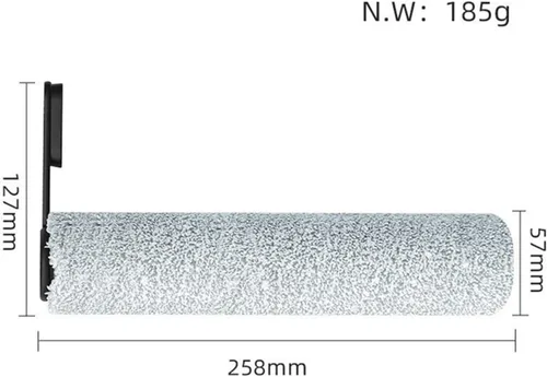 Vista 6 de Soft Roller Brush Compatible for TINECO Ifloor One 3.0 Cordless Wet Dry Floor Washer Handheld Vacuum Cleaner Accessories