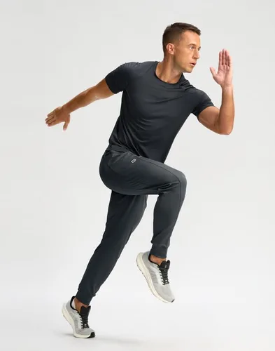 Vista 6 de G Gradual Pantalones deportivos para hombre con bolsillos con cremallera, elásticos, cónicos, pantalones deportivos para hombre, entrenamiento