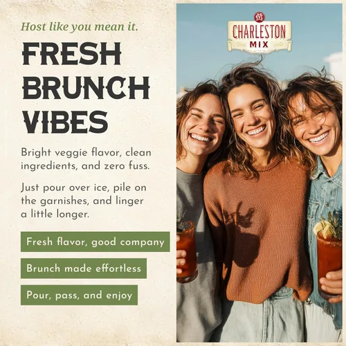 Vista 4 de Charleston Mix Fresh & Veggie 32 oz (paquete de 3)