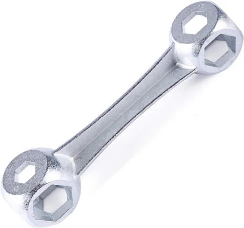 Vista 8 de YBEKI Kit de herramientas de reparación de bicicletas, multiherramienta profesional para bicicleta con llave de trinquete, 10 puntas de precisión