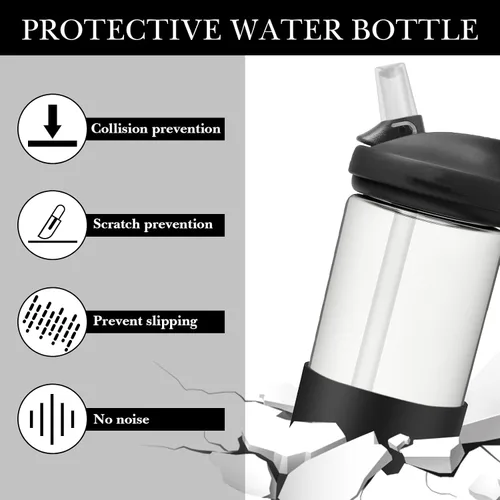 Vista 4 de Linkidea Paquete de 2 fundas para botella de agua compatibles con CamelBak Eddy+20oz/25oz, Chute Mag 20oz/25oz, tapa de transporte, protector