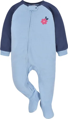 Vista 2 de Pijama de forro polar resistente al fuego, para niña pequeña, 2