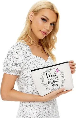 Vista 2 de Blue Leaves Regalos de despedida para compañeros de trabajo para mujeres, regalos de despedida para compañeros de trabajo, amigos, jefe, bolsa