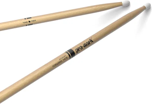 Vista 13 de ProMark Baquetas de batería Classic Forward 2B - Juego de baquetas - Punta de madera ovalada para tono oscuro y cálido - Baquetas de nogal