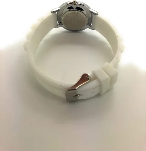 Vista 5 de Q&Q Reloj de moda con correa de silicona de goma y números grandes para mujer