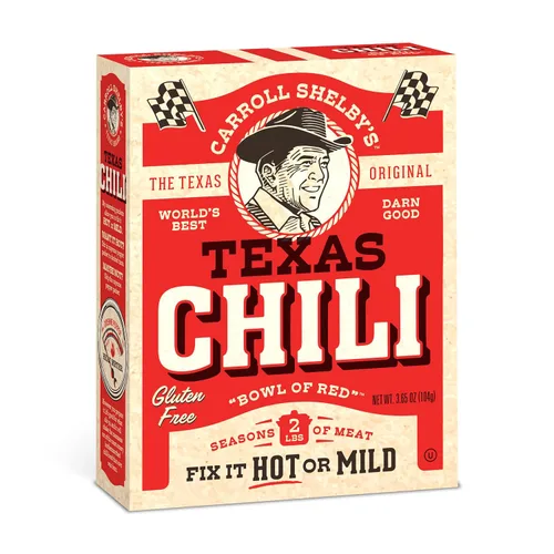 Vista 12 de Carroll Shelby's Original Texas Brand White Chicken Chili Kit 3oz Box (Pack of 1)