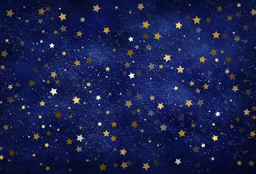 Vista 2 de Kate Telón de fondo de estrellas azules de 7 x 5 pies, fondo de fotos estrelladas por la noche, cielo nocturno, accesorios de estudio fotográfico