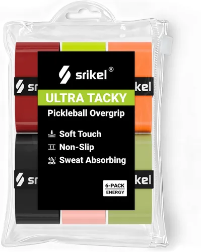 Vista 9 de Overgrip de paleta de pickleball – Cinta de agarre de pickleball ultra adherente, absorbente y antideslizante, suave al tacto y duradera