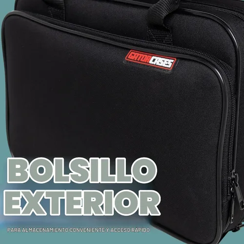 Vista 7 de Gator Cases Largo Series - Funda ligera para principiantes para saxofón alto Eb (GBB-ALTOSAX)