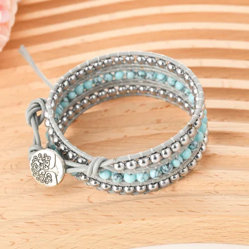 Vista 3 de YGLINE - Impresionante colección de pulseras de cuero hechas a mano