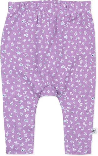 Vista 5 de HonestBaby Pantalones harén de algodón orgánico para niñas, paquete múltiple