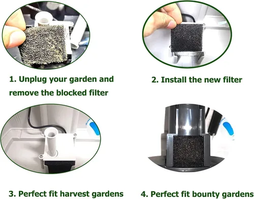 Vista 5 de Paquete de 25 filtros de bomba para AG Filtros de esponja de jardín de repuesto para bombas de jardín Miracle-GRO AG, reduce la suciedad