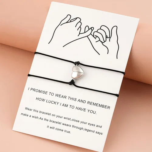 Vista 2 de 2 pulseras magnéticas para parejas para mujeres, hombres, atracción del sol y la luna, pulseras a juego, regalos para enamorados, para novio, novia