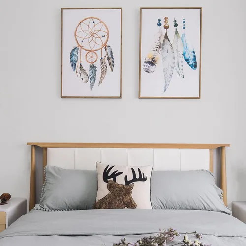 Vista 2 de Panel de pared 3D con textura de lino para despegar y pegar, impermeable, adecuado para decoración de pared de sala de estar y dormitorio