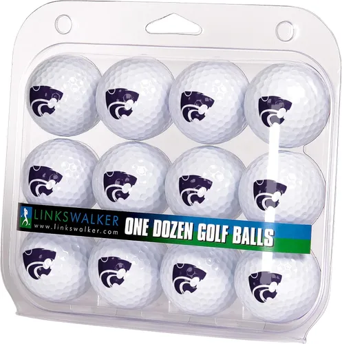 Vista 7 de LinksWalker Bolas de golf universitarias 12 bolas de regalo, tamaño reglamentario, bolas de 2 piezas
