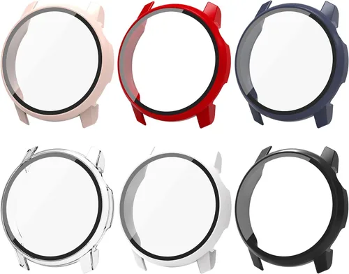 Vista 4 de Screen Protector Case Cover For 3 Scratch-resist Shock Full Edges Coverage Smartwatch Bumpers Shells Hard Protective Lightweight Protective Case