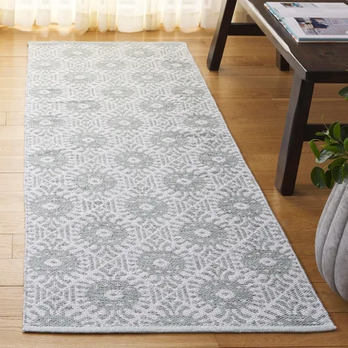 Vista 15 de Safavieh Colección Montauk - Alfombra decorativa de 2 pies 3 pulgadas x 3 pies 9 pulgadas, color negro y marfil, algodón hecho a mano, ideal