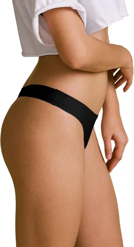 Vista 5 de SHARICCA Tangas posparto para mujer, 4 capas, ropa interior a prueba de fugas, para adolescentes, paquete múltiple