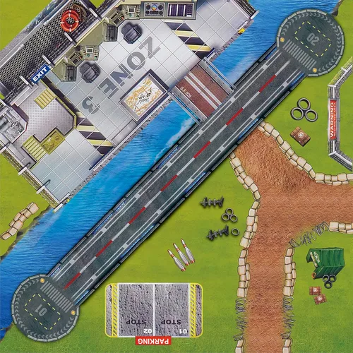 Vista 7 de Juego de base militar de 47 piezas, juego de hombres del ejército con accesorios de vehículos, soldado ejército y mapa de juego, mini tanque