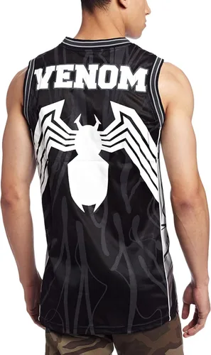 Vista 3 de Marvel Comics Venom Symbiote Alien Spider-Man - Camiseta de baloncesto para hombre