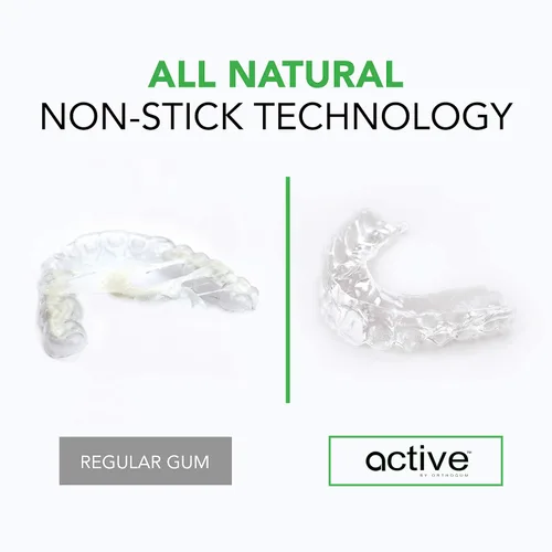Vista 7 de Active Orthodontic - Goma de mascar para aparatos ortopédicos y alineadores transparentes, refresca el aliento, paquete de 8, 160