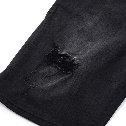 Vista 2 de Mono de mezclilla ajustado para hombre Monos Pantalones cortos Pantalones transpirables Dungarees