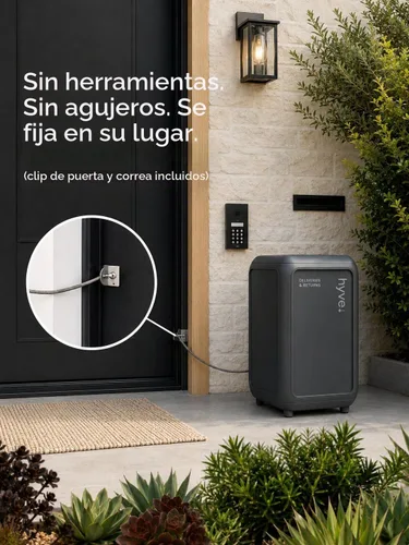 Vista 11 de hyve Caja de entrega de paquetes inteligente para exteriores - Entregas y devoluciones seguras