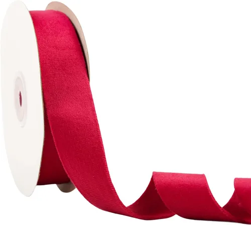 Vista 12 de Cinta de terciopelo de doble cara de 3/8 pulgadas, 10 yardas de cinta de terciopelo para decoración de coronas de Navidad, envoltura de regalos Camel