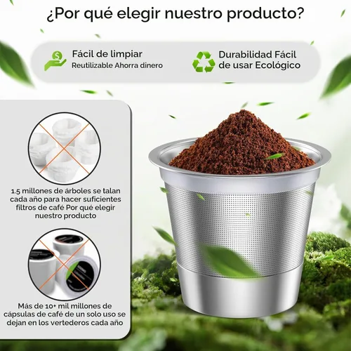 Vista 4 de Tazas K reutilizables para Ke K Supreme Tazas K recargables para Ke K Supreme Plus para cafetera (nuevo paquete de 1)