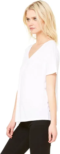 Vista 3 de Bella + Canvas 8815 - Camiseta holgada con cuello en V