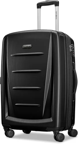 Vista 72 de Samsonite Winfield 2 Equipaje rígido con ruedas giratorias, Carbón vegetal, Grande de 28 pulgadas, a cuadros