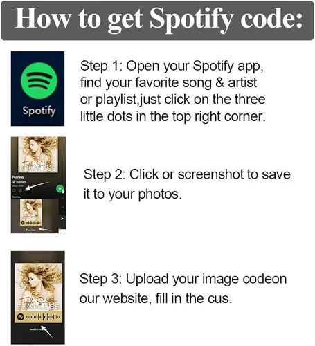 Vista 3 de Spotify - Llavero personalizado con código de música con código de Spotify