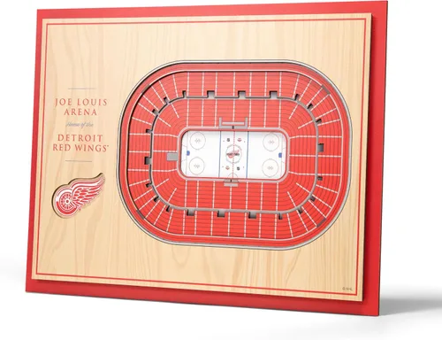 Vista 11 de YouTheFan NHL - Arte de pared 3D StadiumViews de 5 capas 17 x 13