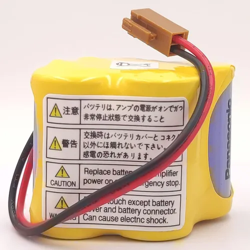 Vista 5 de BR-2/3AGCT4A - Batería de repuesto para FANUC A98L-0031-0025, CUSTOM-107, SHS749, ALIT0138, LIT0138 (conector marrón)