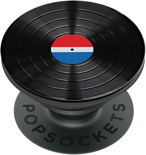 Vista 8 de PopSockets - Agarre para teléfono con soporte expandible, agarre adhesivo - Backspin Party Mix CD