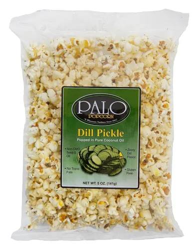 Vista 2 de Palo Popcorn Palomitas de maíz con eneldo, bolsas de 5 onzas (paquete de 6)