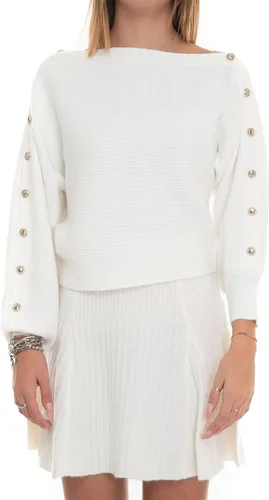 Vista 5 de GUESS Suéter Megan de manga larga con hombros descubiertos para mujer