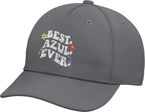 Vista 9 de Retro Groovy Best Azul Ever First Name Mother's Day Girl Adjustable Baseball Hat