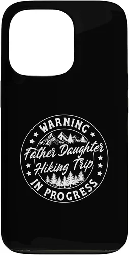 Vista 10 de Warning Father Daughter Hiking Trip in Progress Case for iPhone 17